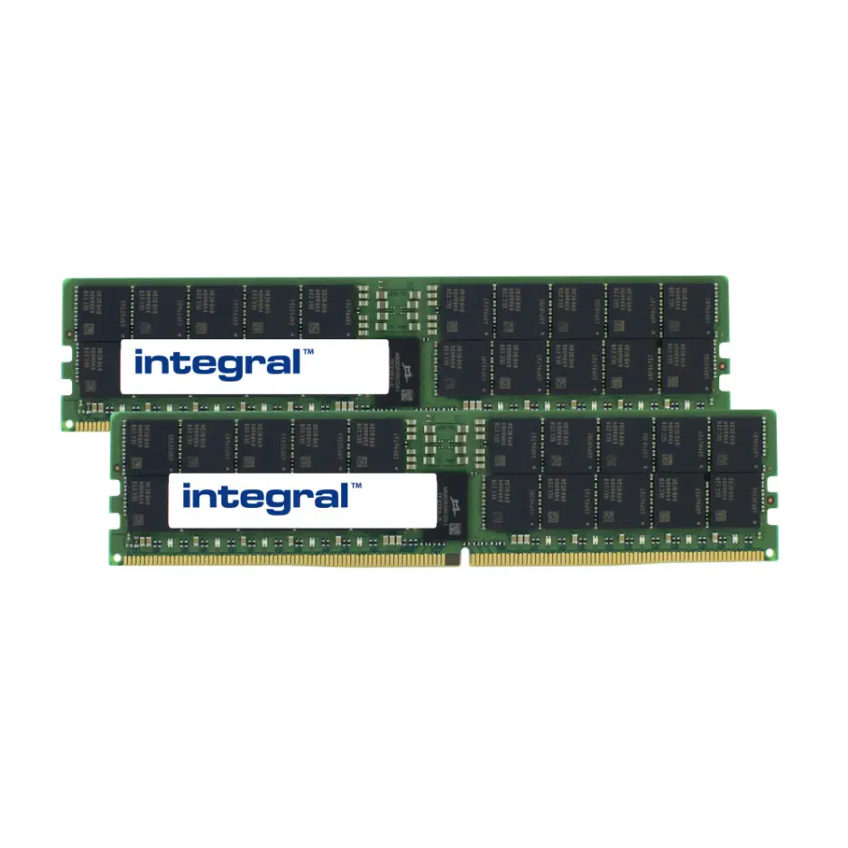 64GB SERVER RAM MODULE DDR5 4800MHZ PC5-38400 REGISTERED ECC RANK2 1.1V 4GX4 CL40 INTEGRAL