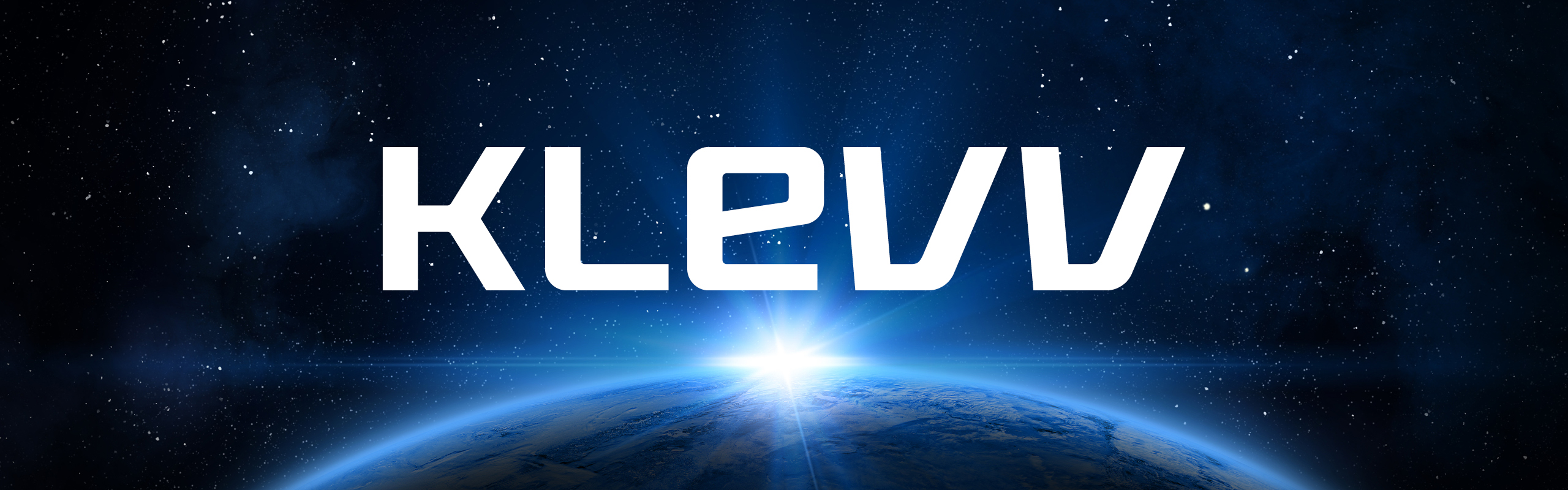KLEVV landing page header image
