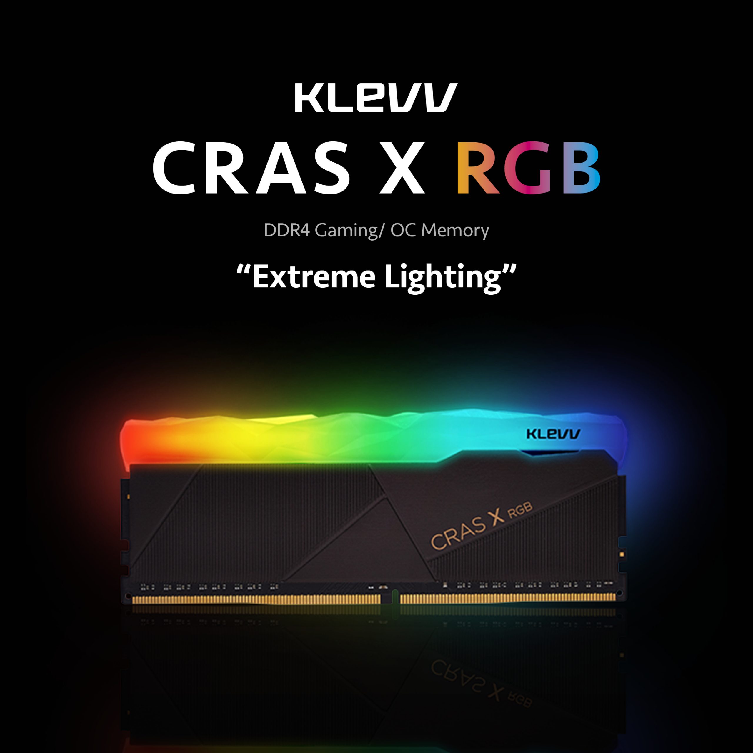 KLEVV CRAS X RGB Gaming RAM Landing page image